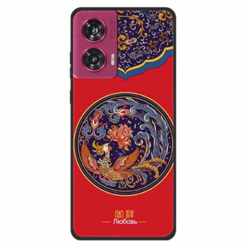 Kuori Motorola Edge 50 Fusion Phoenix Flower