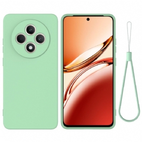 Puhelinkuoret Oppo Reno 12f 5g Nestemäinen Silikonihihna