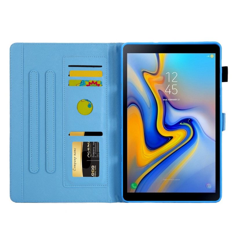 Kotelot Samsung Galaxy Tab A8 (2021) Marmorigeometrinen Suunnittelu