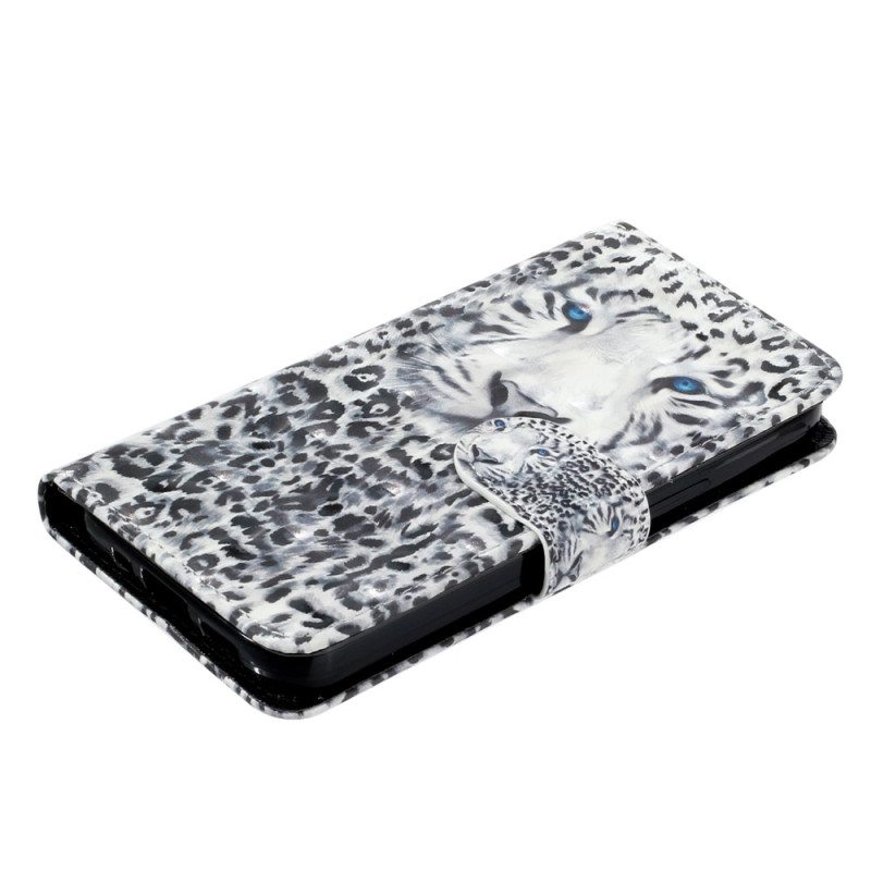 Kotelot iPhone 15 Plus Suojaketju Kuori 3d Leopard Hihnalla