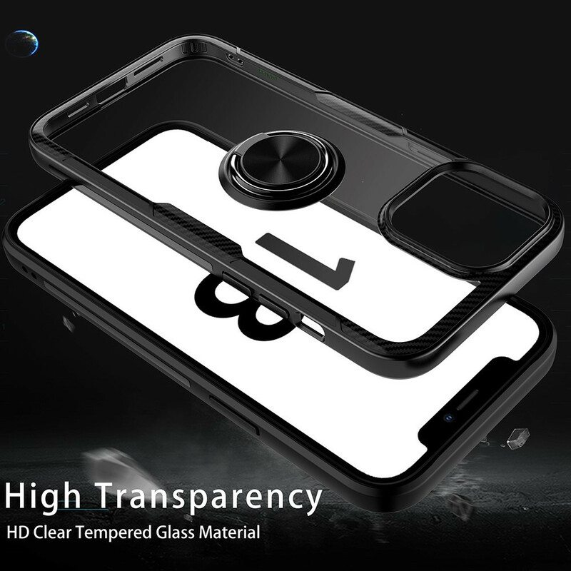 Case iPhone 13 Pro Max Hiilikuitumetallirengas