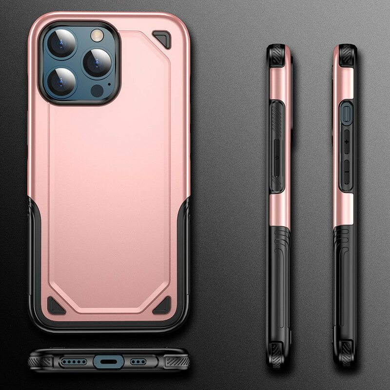 Case iPhone 13 Pro Max Panssarimetalliefekti