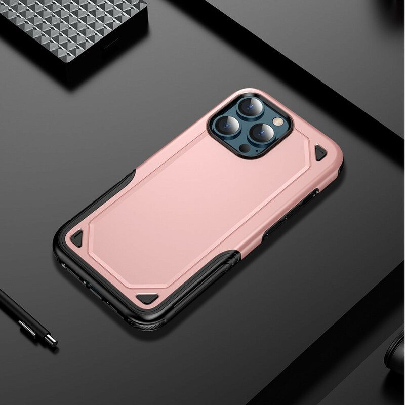 Case iPhone 13 Pro Max Panssarimetalliefekti