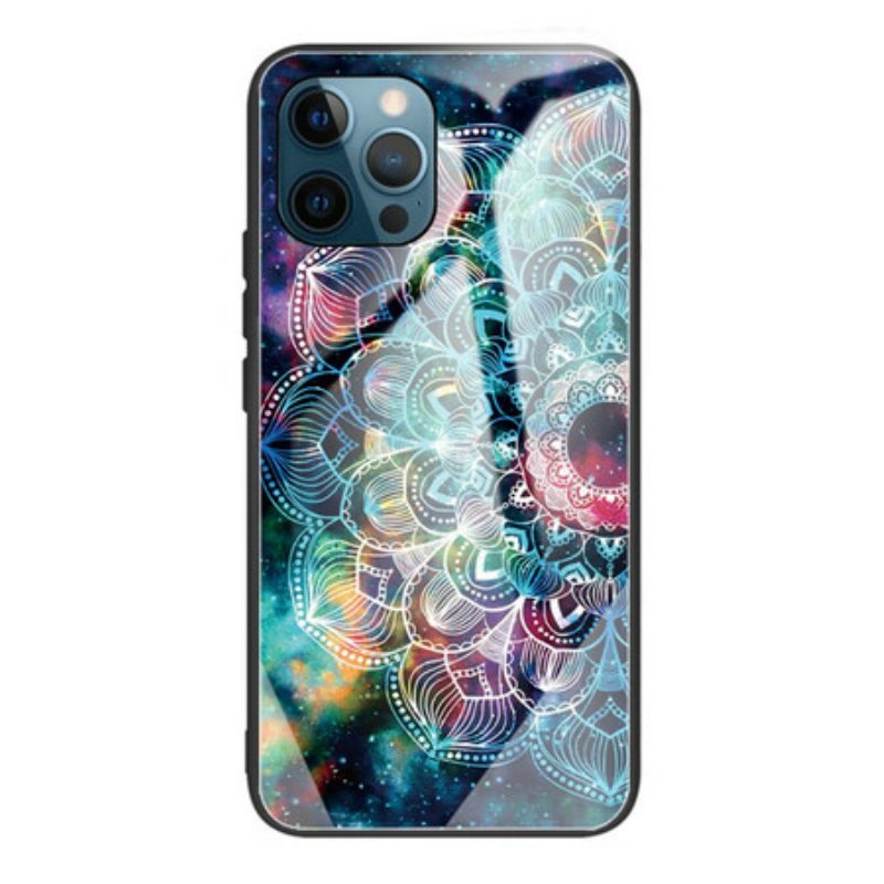 Kuori iPhone 13 Pro Max Mandala Karkaistu Lasi