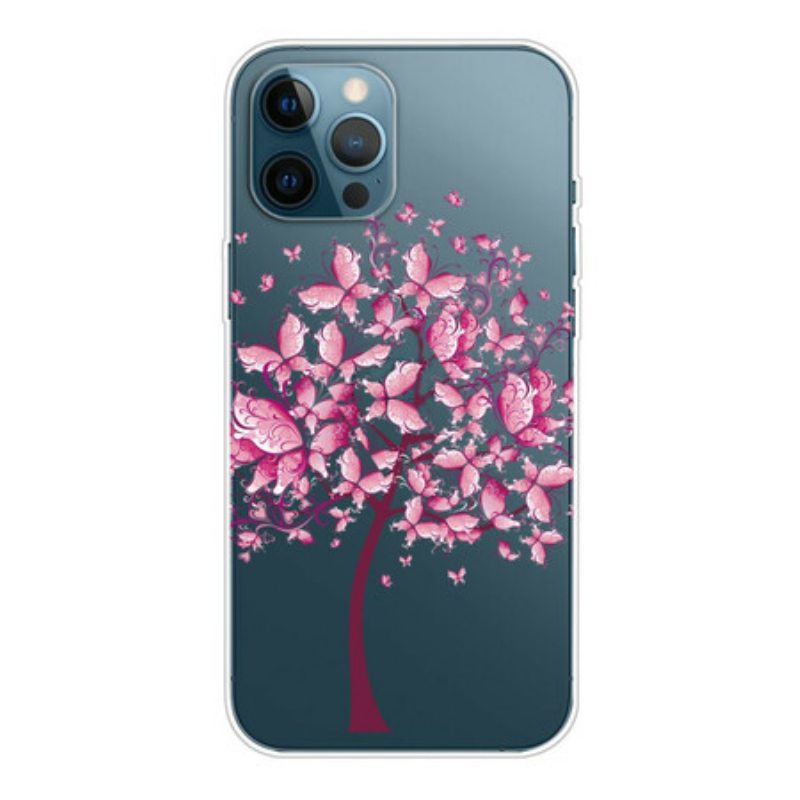 Kuori iPhone 13 Pro Max Pinkki Puun Latva