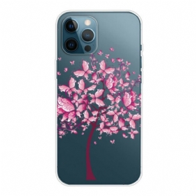 Kuori iPhone 13 Pro Max Pinkki Puun Latva