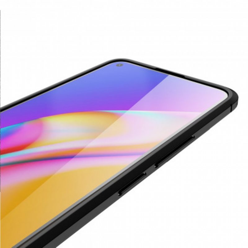 Case Realme 8 / 8 Pro Kaksilinjainen Litsi-nahkaefekti