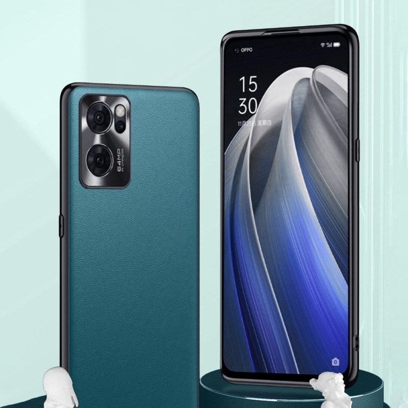 Kuori Oppo Find X5 Lite Keinonahka Fukela