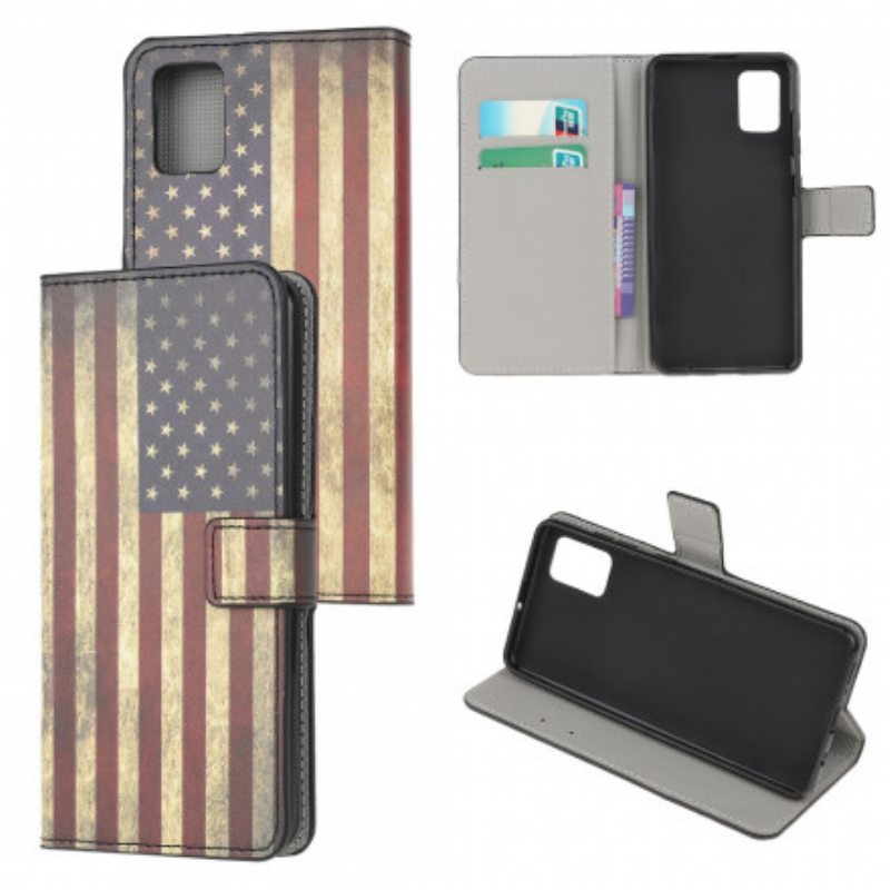 Flip Case Xiaomi Redmi Note 10 / 10S Amerikan Lippu