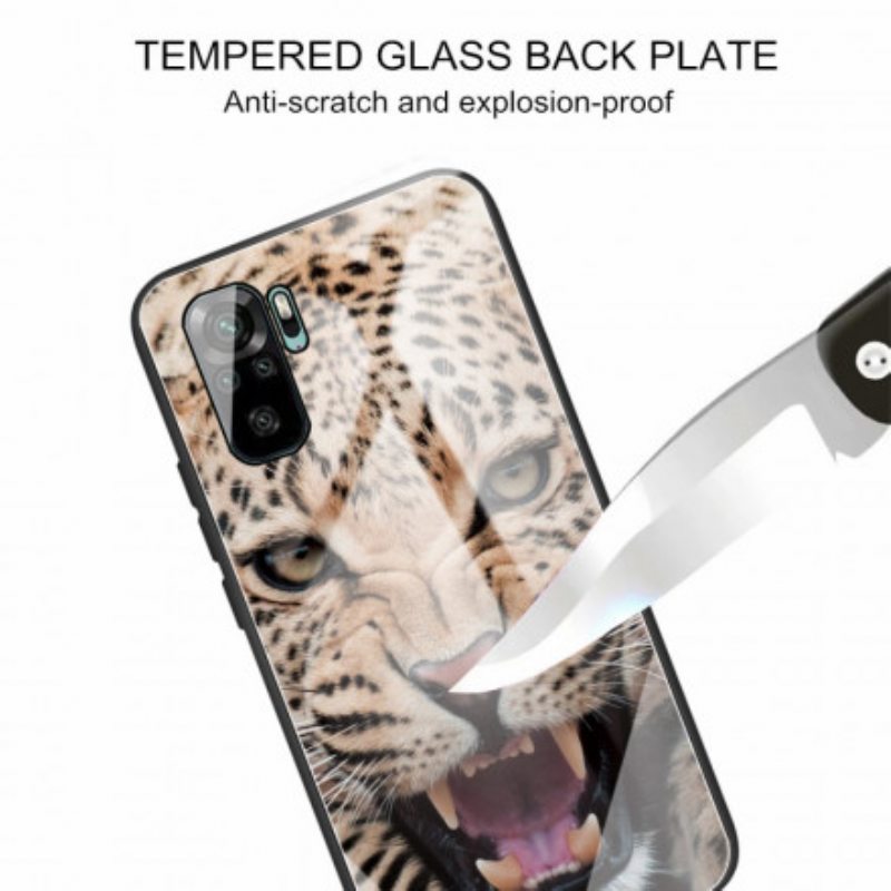 Kuori Xiaomi Redmi Note 10 / 10S Leopard Karkaistu Lasi