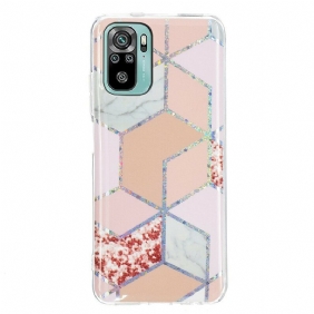 Kuori Xiaomi Redmi Note 10 / 10S Marble Geometry