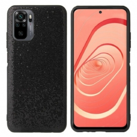 Kuori Xiaomi Redmi Note 10 / 10S Mustat Paljetit