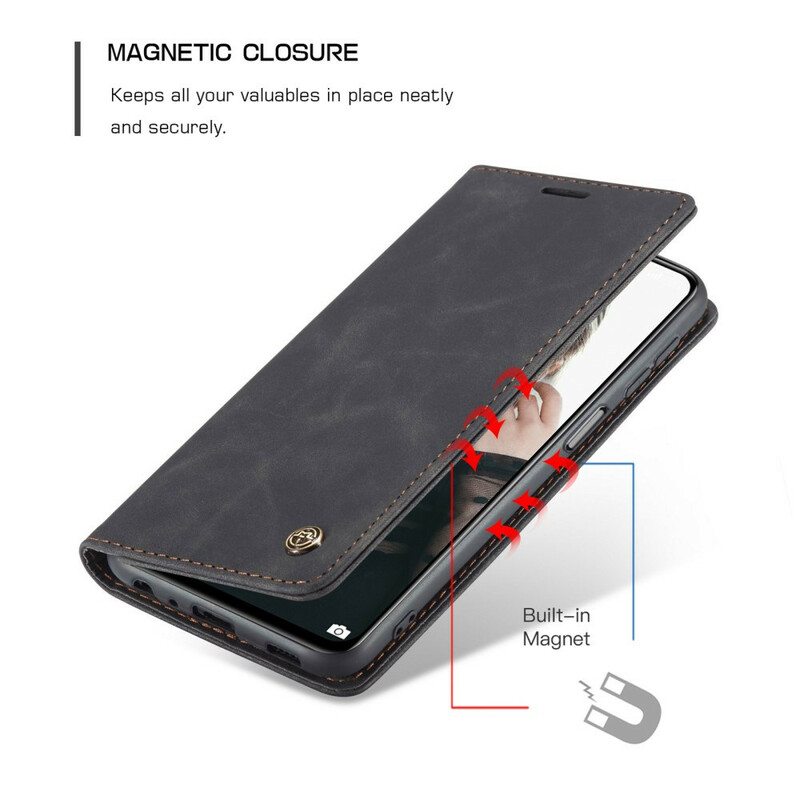 Puhelinkuoret Xiaomi Redmi Note 10 / 10S Kotelot Flip Caseme-nahkaefekti