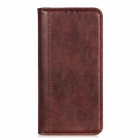 Puhelinkuoret Xiaomi Redmi Note 10 / 10S Kotelot Flip Litchi Split Leather -versio