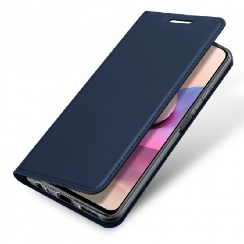 Puhelinkuoret Xiaomi Redmi Note 10 / 10S Kotelot Flip Skin Pro Dux Ducis