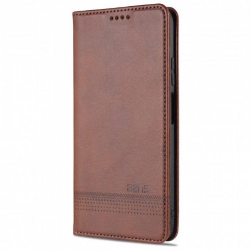 Puhelinkuoret Xiaomi Redmi Note 10 / 10S Kotelot Flip Style Leather Azns