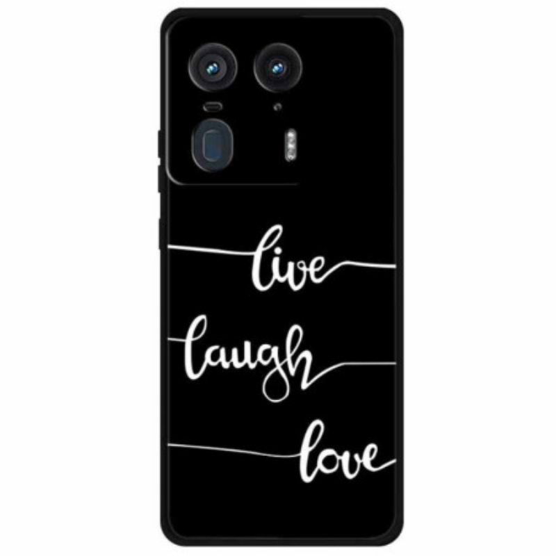 Kuori Motorola Edge 50 Ultra Live Laugh Love