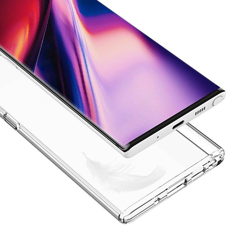 Case Samsung Galaxy Note 10 Läpinäkyvä Ja Akryyli