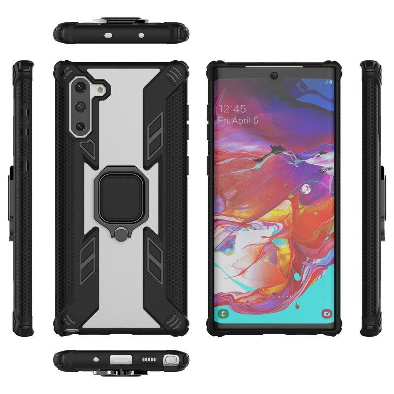 Case Samsung Galaxy Note 10 Soturi Sormuksen Kanssa