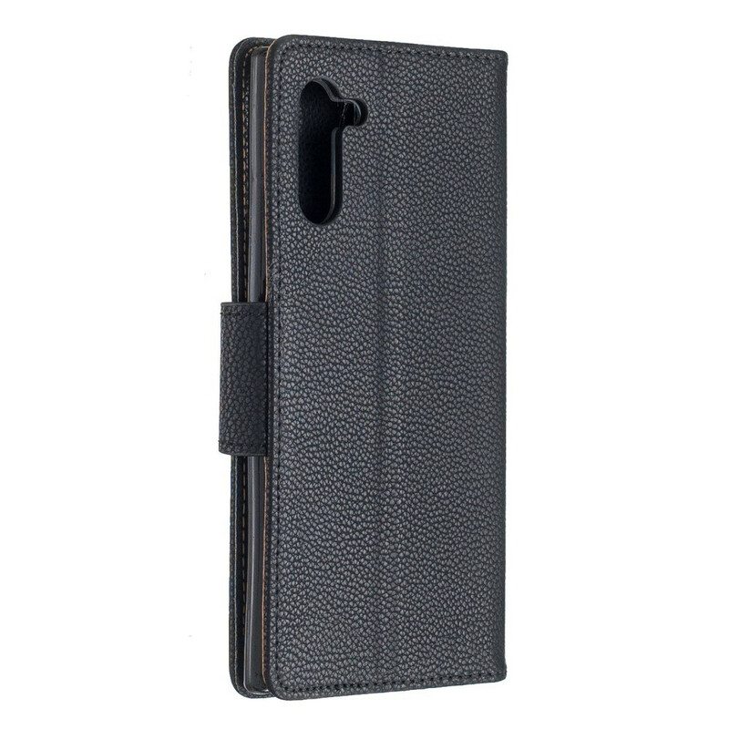 Flip Case Samsung Galaxy Note 10 Kotelot Flip Litsi Rabat Oblique