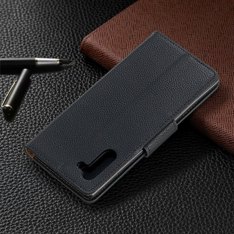 Flip Case Samsung Galaxy Note 10 Kotelot Flip Litsi Rabat Oblique