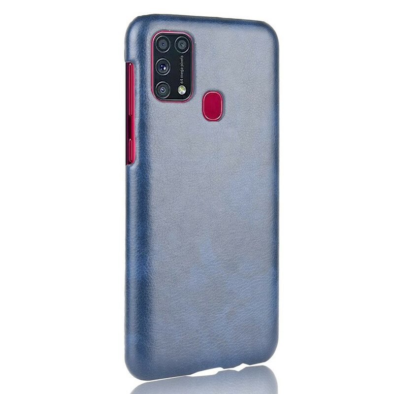 Case Samsung Galaxy M31 Litchi Performance -nahkaefekti