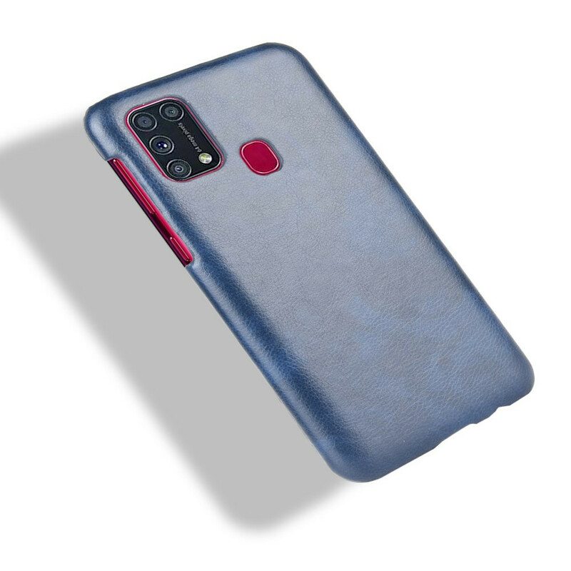 Case Samsung Galaxy M31 Litchi Performance -nahkaefekti