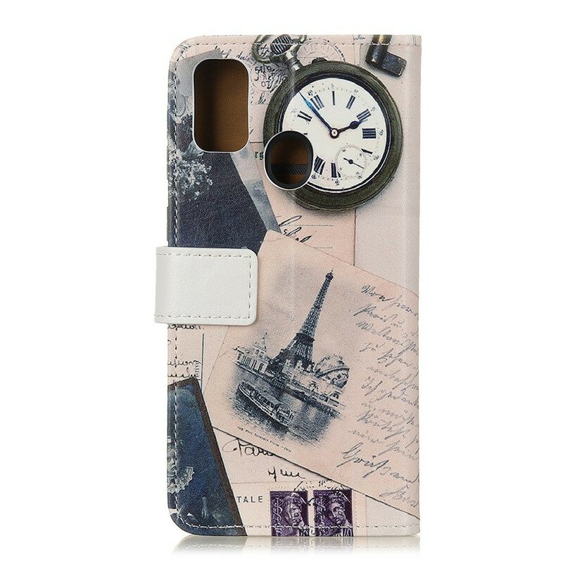 Flip Case Samsung Galaxy M31 Runoilijan Eiffel-torni