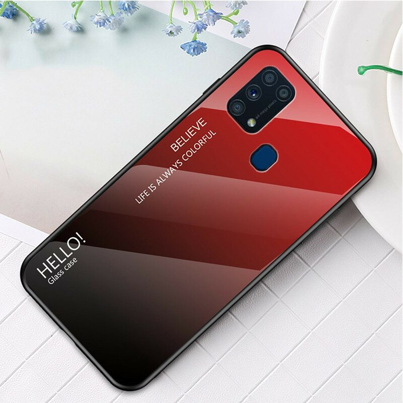 Kuori Samsung Galaxy M31 Karkaistu Lasi Hello