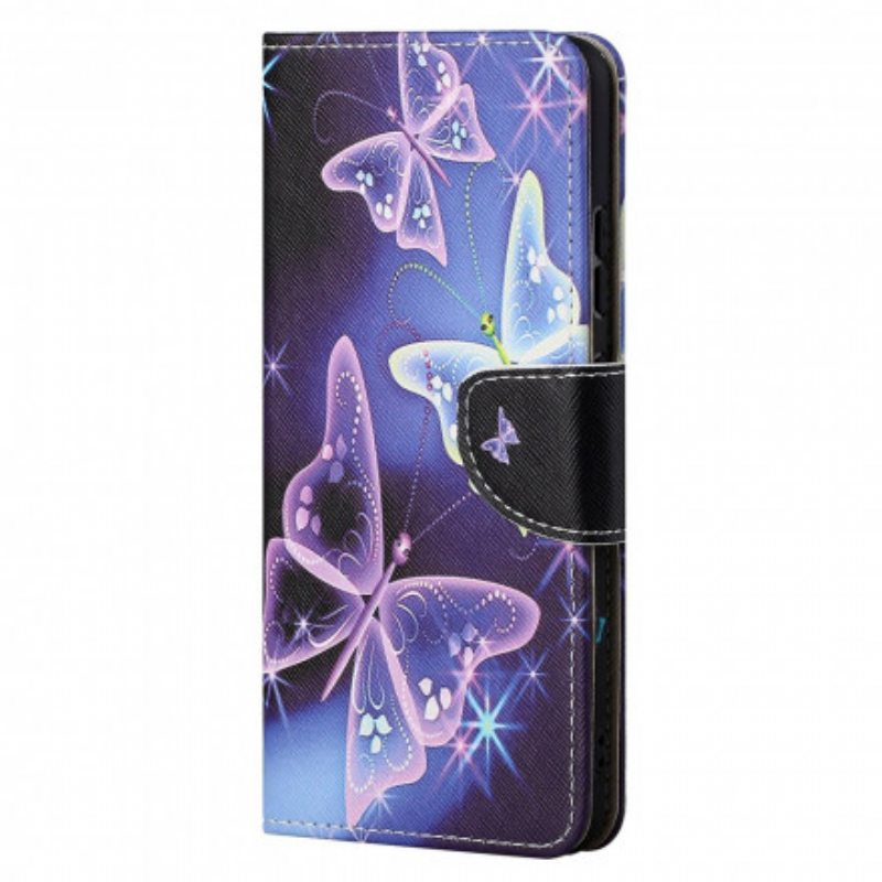 Flip Case Motorola Edge 20 Perhosia