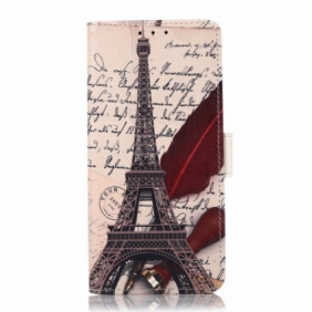 Flip Case Huawei Nova 8i Runoilijan Eiffel-torni