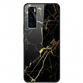 Kuori Vivo Y70 Supreme Marble Karkaistu Lasi