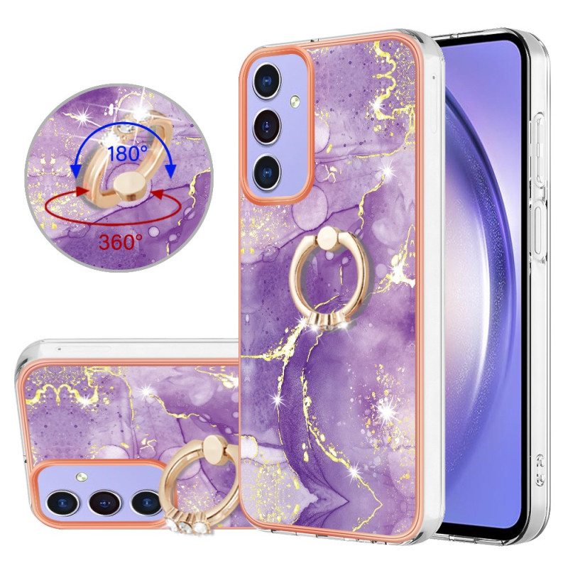 Case Samsung Galaxy A15 5g Puhelinkuoret Marmoriefektin Tukirengas