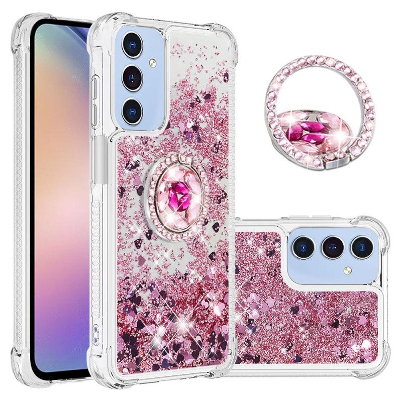 Kuori Samsung Galaxy A15 5g Liquid Glitter -tukirengas Suojakuori