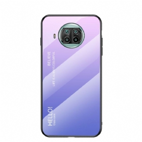 Case Xiaomi Redmi Note 9 Pro 5G Karkaistu Lasi Hello