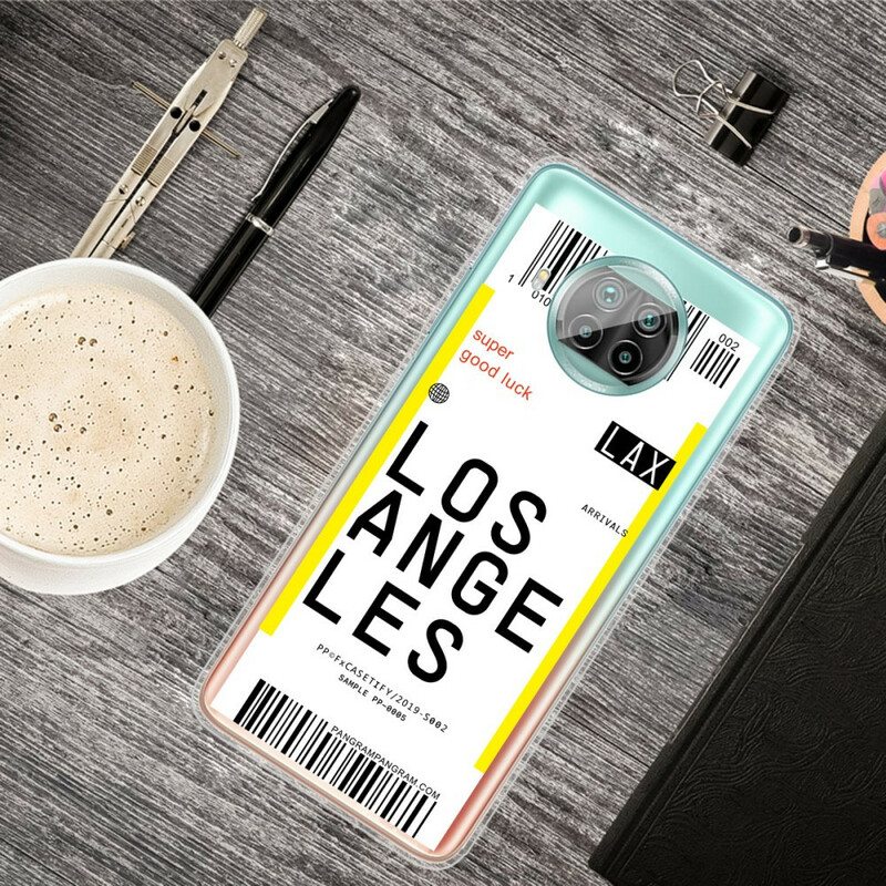 Case Xiaomi Redmi Note 9 Pro 5G Lentolippu Los Angelesiin