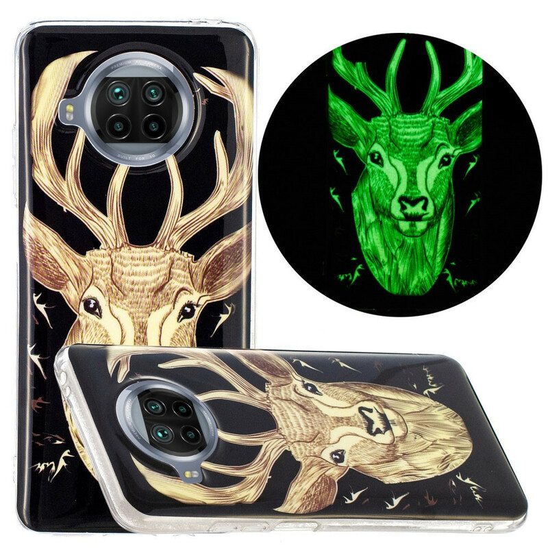 Case Xiaomi Redmi Note 9 Pro 5G Neon Majestic Deer