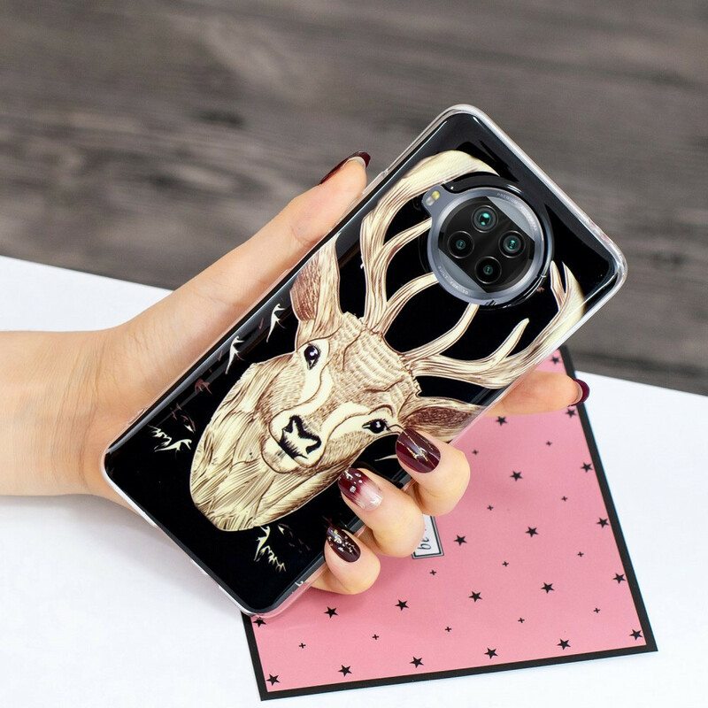 Case Xiaomi Redmi Note 9 Pro 5G Neon Majestic Deer