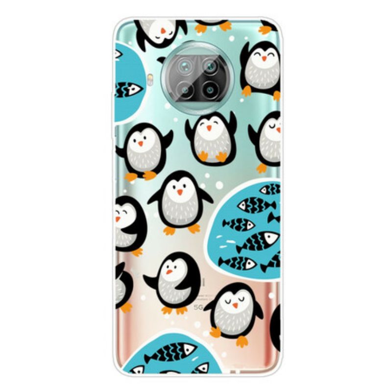 Case Xiaomi Redmi Note 9 Pro 5G Pingviinit Ja Kalat