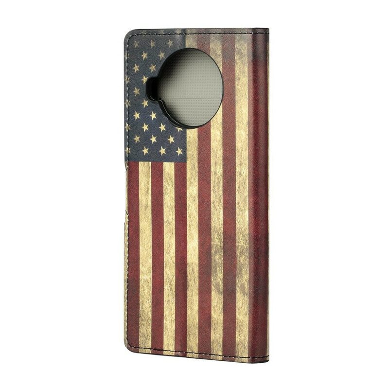 Flip Case Xiaomi Redmi Note 9 Pro 5G Amerikan Lippu