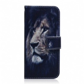 Flip Case Xiaomi Redmi Note 9 Pro 5G Unelma-leijona