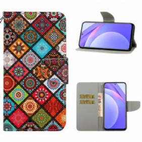 Kotelot Xiaomi Redmi Note 9 Pro 5G Mandala Peitto