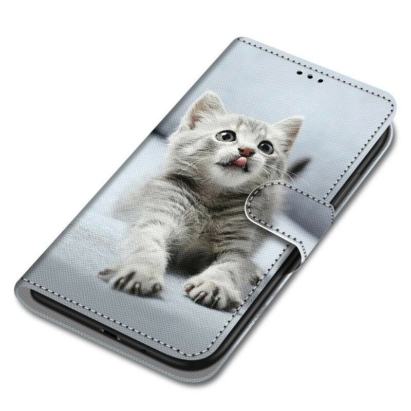 Kotelot Xiaomi Redmi Note 9 Pro 5G Suojaketju Kuori Strappy Kitten