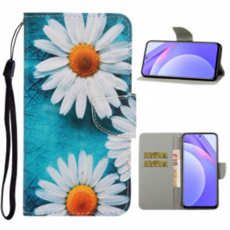 Kotelot Xiaomi Redmi Note 9 Pro 5G Suojaketju Kuori Thong Daisies