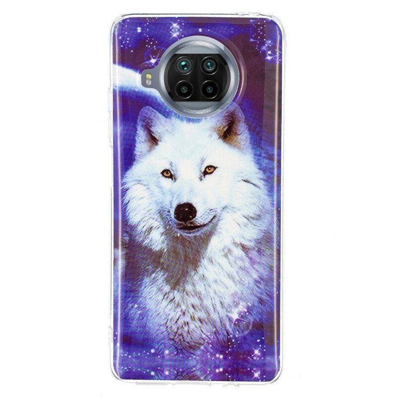 Kuori Xiaomi Redmi Note 9 Pro 5G Fluoresoiva Wolf-sarja