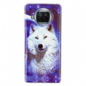 Kuori Xiaomi Redmi Note 9 Pro 5G Fluoresoiva Wolf-sarja