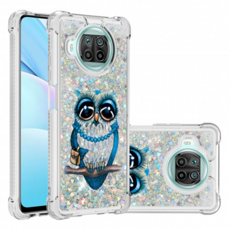 Kuori Xiaomi Redmi Note 9 Pro 5G Neiti Owl Sequins