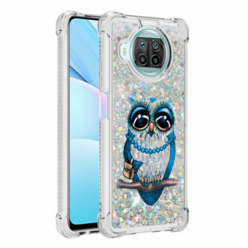 Kuori Xiaomi Redmi Note 9 Pro 5G Neiti Owl Sequins