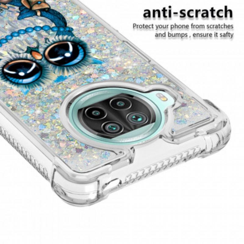 Kuori Xiaomi Redmi Note 9 Pro 5G Neiti Owl Sequins