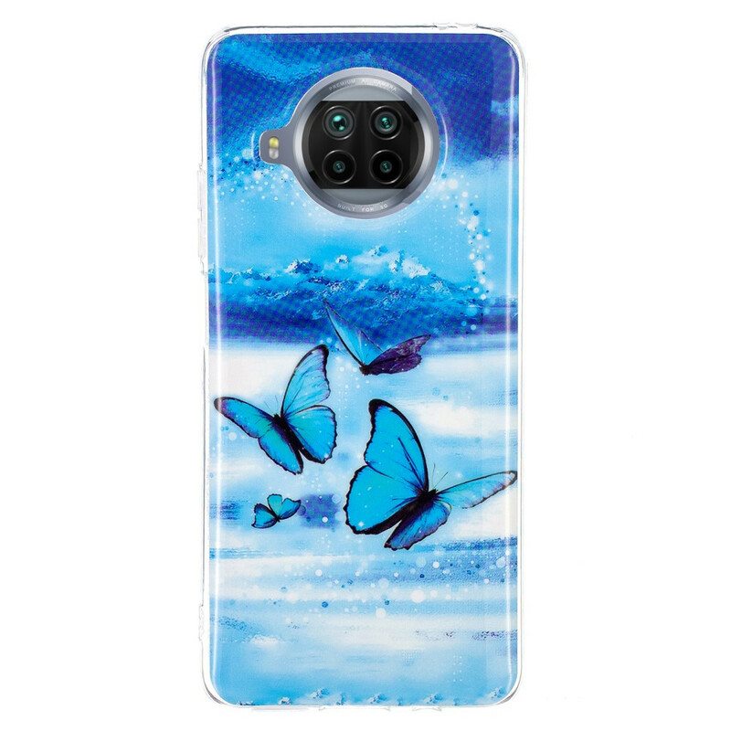 Kuori Xiaomi Redmi Note 9 Pro 5G Neon Butterflies -sarja